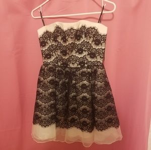 Strapless Laced Dress